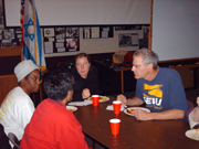 GW Students and Workers Share Dinner