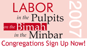 Congregations: Sign up now for Labor Day!
