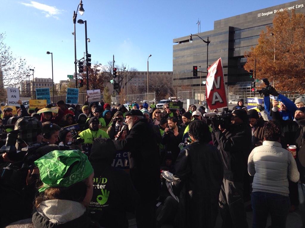 Walmart Strikers Cap Week of Action with Black Friday march
