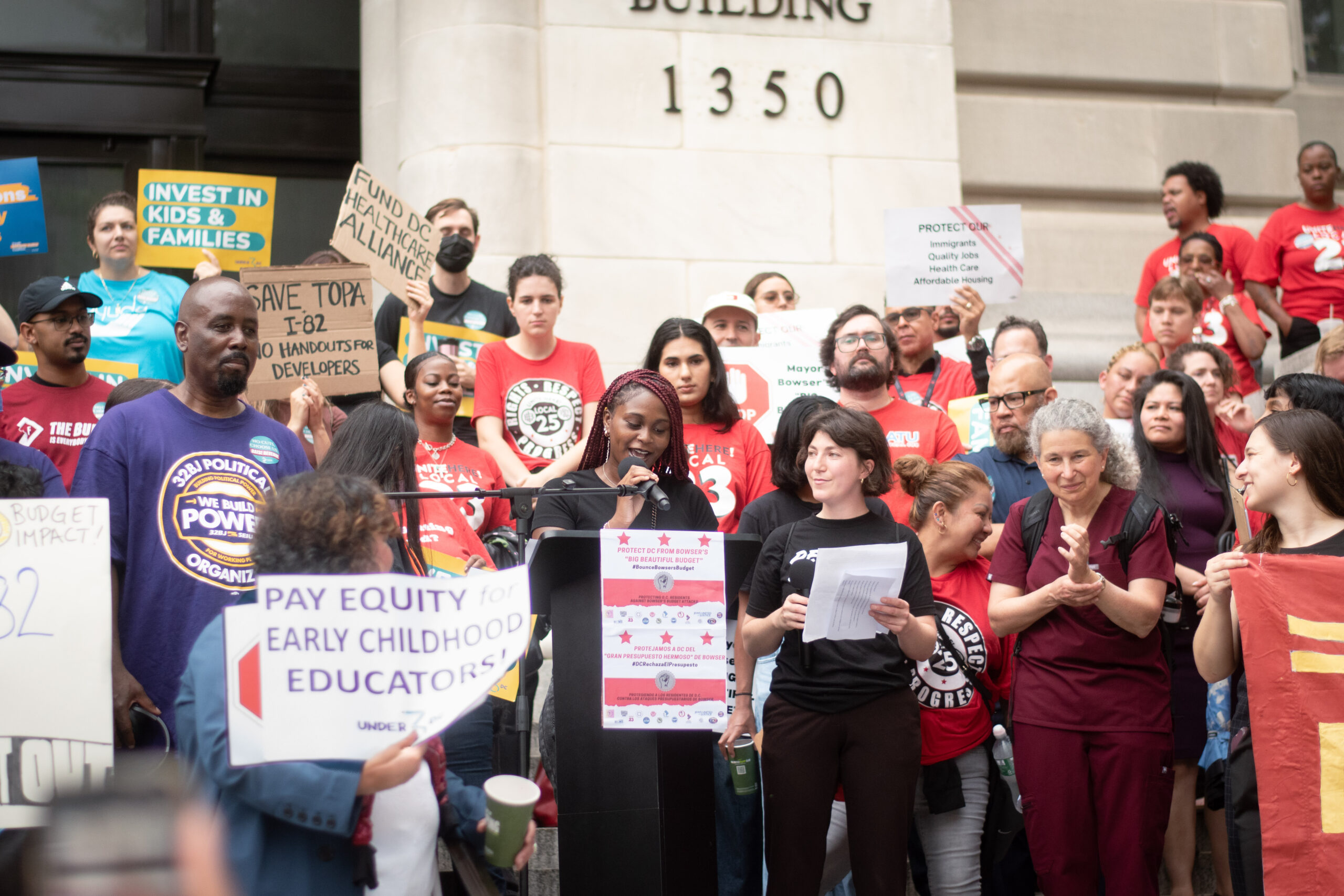 2025 DCJWJ Budget Rally photo taken by Josh Schmidt